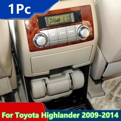 Rücksitz Temperatur Control Drehknöpfe Abdeckung für Toyota Highlander 2009-2014