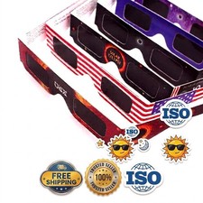 Portable Solar Eclipse Glasses Safe Sun Viewing Protective Eyewear 1/5/10PCS