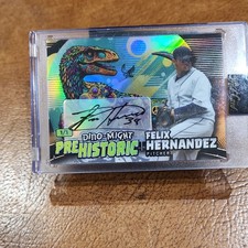 Mint! 1 of 1! 2024 Wild Card Dino-Might Soon to be HOF Felix Hernandez Auto 1/1!