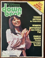 Down Beat magazine Aug. 1980 Toshiko Akiyoshi, Charlie Parker Reminiscences