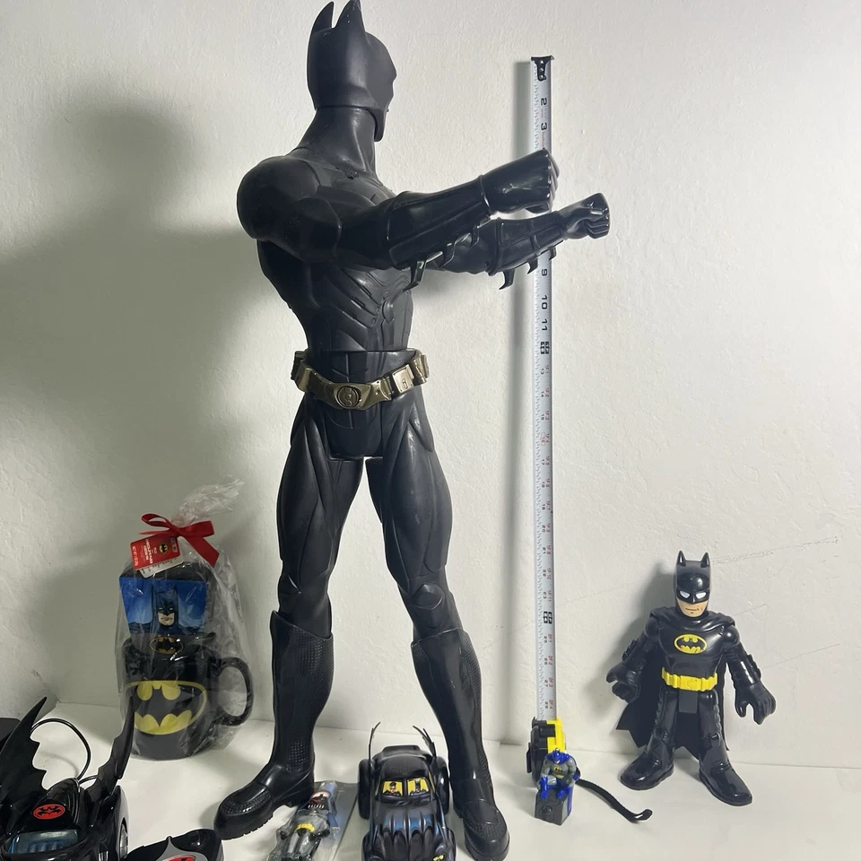 Lot Of 9 DC Collectibles Batman And Robin Assorted Toys Batman 31” - Image 4 of 4