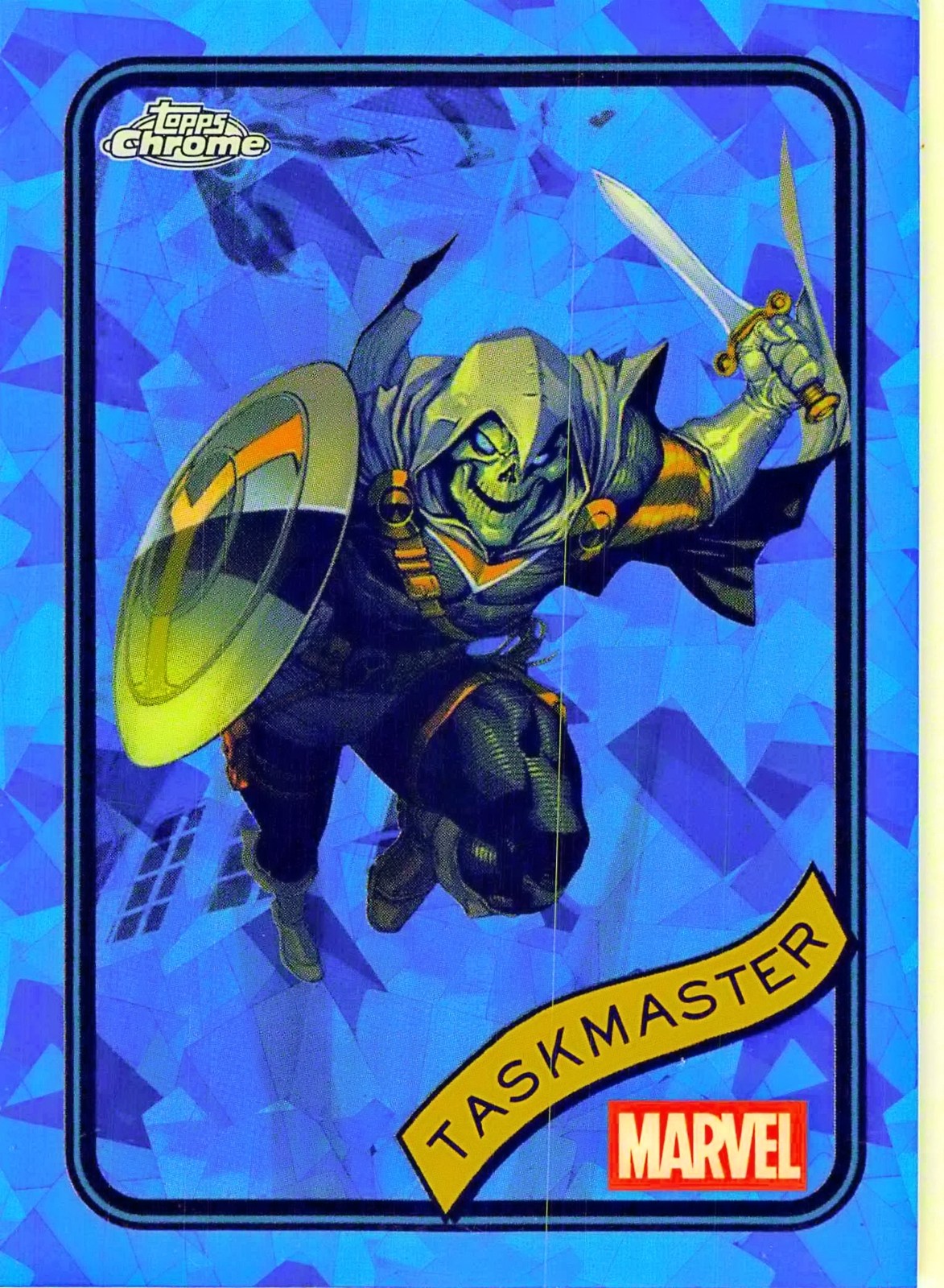2025 Topps Chrome Sapphire Edition Marvel #17 Taskmaster