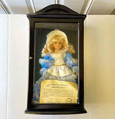 Ashley Belle Limited Edition Porcelain Girl Doll, Blonde Curly, Blue Eyes