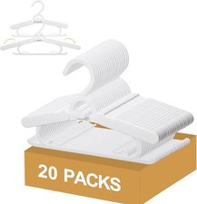 20 Pack Baby Clothes Hangers, 11-15" Adjustable Non Slip Thickened Kid...