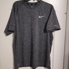 Men's Hydroguard Dri-FIT Stretch UPF 40 Heather Rash Guard XL Nike