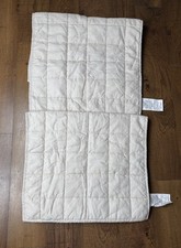 Set of 2 QUINCE European Linen Box Quilt KING Shams SAND New Open Box