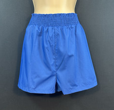 Missy Empire Blue Cotton Blend Lightweight Summer Shorts Size L (14-16) BNWT