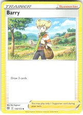 Barry 130/172 Brilliant Stars BRS NM Pokemon Card TCG