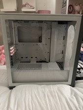 Corsair 4000D ATX Mid Tower Case White/Black Tempered Glass USB-C Audio