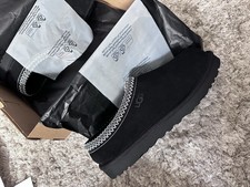 UGG Tasman Men’s Black Slippers UK Size 10 Brand New with Box