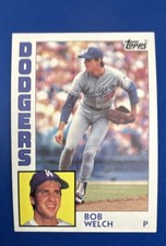 1984 Topps - Bob Welch #722 Dodgers Star Pitcher