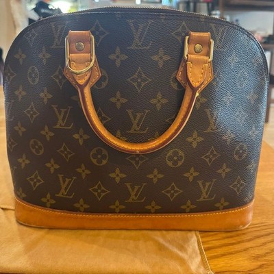 echt Louis Vuitton Monogramm Alma Handtasche Handtasche M51130 LV