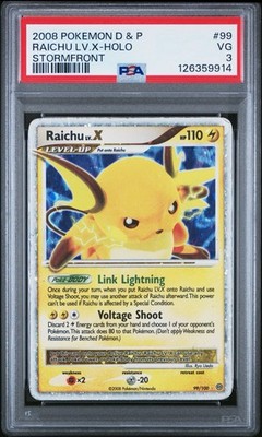 Raichu LV.X 99/100 Stormfront Holo for sale online | eBay