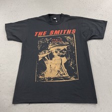 VINTAGE The Smiths Shirt Mens Large Meat is Murder Morrissey Post Punk 80s