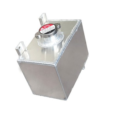 Universal Alloy Coolant Radiator Overflow Performance Tank Expansion 1.8L W/ Cap