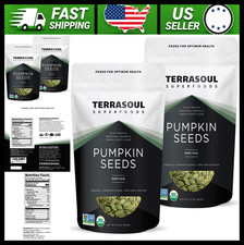 Organic Pumpkin Seeds 4 Lb Raw Unsalted Premium Quality 16.25 per gallon