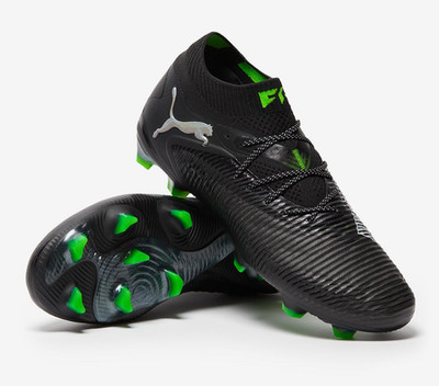 New Puma Future 8 Ultimate FG/AG Professional Soccer Cleats Boots 9.5 Black-Grey