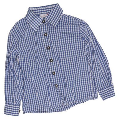 Berti, Hemd, Größe: 98, Blau/Weiß, Baumwolle, Karo, Unisex (Kinder) #JVL