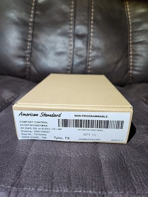 AMERICAN STANDARD Heating & A/C THERMOSTAT model# ACONT401AN21MAA