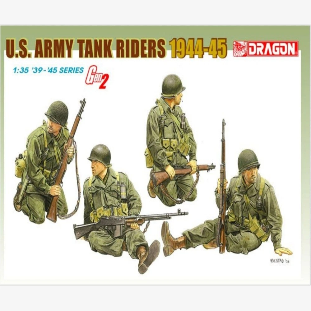 Dragon 6378 US Army Tank Riders 1944-45 Gen2 Figures Model Kit 1