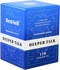 Bestself Icebreaker Deeper Talk Deck - Conversation Starter Card Pack to Deepen 