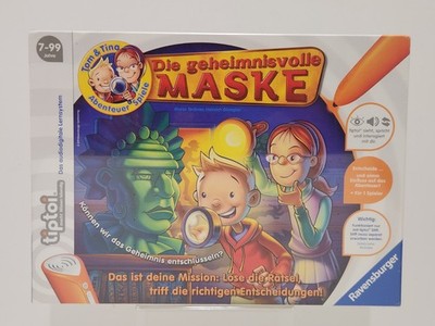 Ravensburger Tiptoi Tom & Tina The Mysterious Mask Audio/Digital Learning System