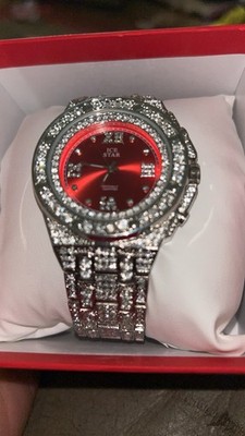 Custom VVS moissanite watch Pass Diamond Tester  Automatic Movement TWO WATCHES