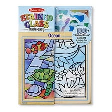 Melissa & Doug Stained Glass Made Easy Activity Kit,...