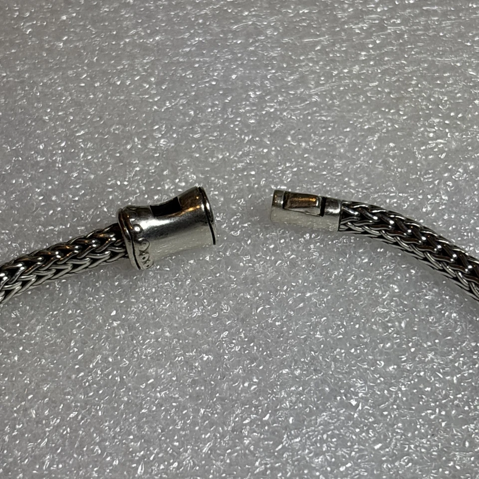 Auténtico Brazalete Cadena Trigo Plata Bambú John Hardy 4MM NUEVO NUNCA USADO Foto 4 de 4