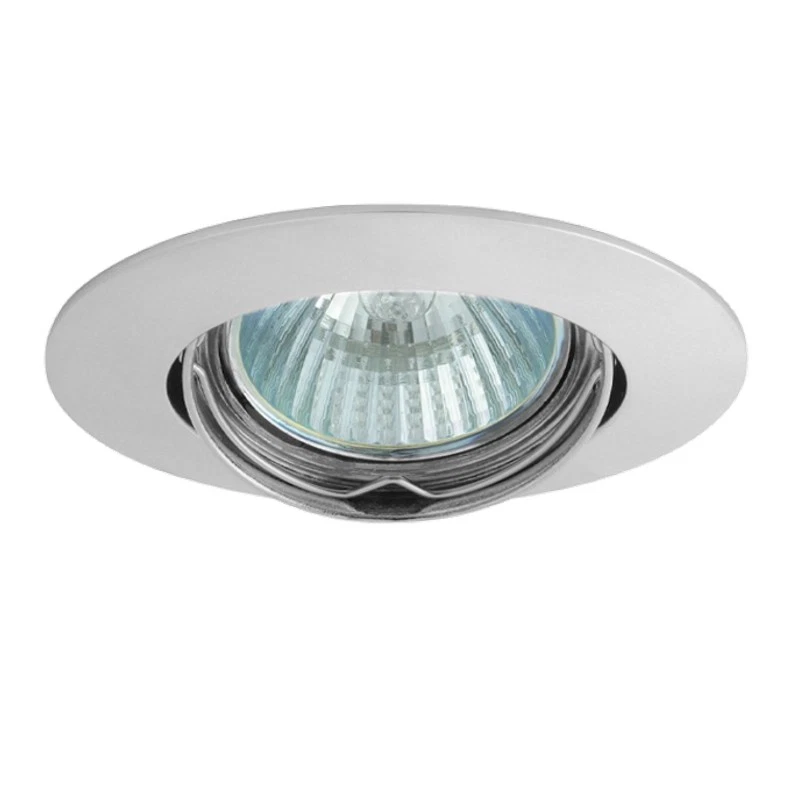 Einbaurahmen MR16/GU10 rund / schwenkbar Kanlux "LUTO" 75-80mm DA - chrom - Bild 1 von 1