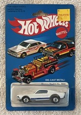 Hot Wheels 1981 Mustang Stocker No 7644 White/Blue