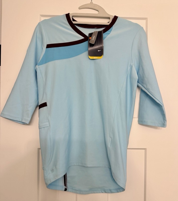 Vintage 2005 Nike Women’s Dri-Fit Mountain Biking 3/4 Sleeve Top - Med - NWT