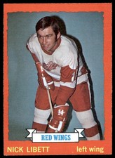 1973-74 TOPPS NICK LIBETT DETROIT RED WINGS #49 EXMT-NM