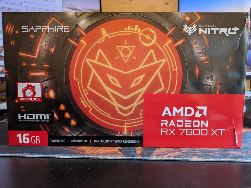 SAPPHIRE NITRO+ (Plus) AMD Radeon RX 7800 XT 16GB GDDR6 Graphics Card Boxed GPU