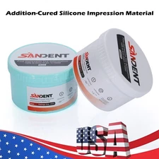 Dental Soft Putty Impression Material (400 g Base + Catalyst) Regular Set