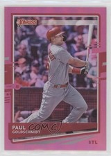 2020 Panini Donruss Photo Variation Holo Pink Paul Goldschmidt (Gray Jersey) fm0