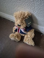 Harrods Bear With British T Shirt. Kept In Closed Cupboard. New. harrods bag nbu