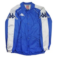 Kappa Vintage Windbreaker Jacket Lined Snap U...
