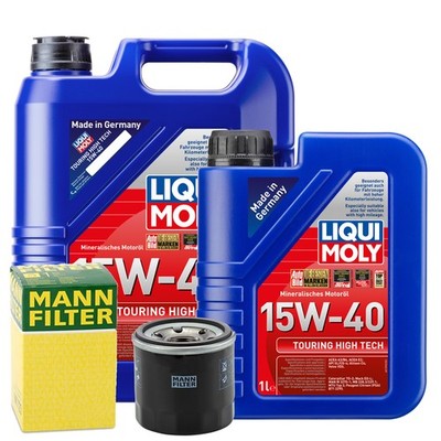 Motoröl 15W40 LIQUI MOLY Touring High Tech 6L +MANN Ölfilter