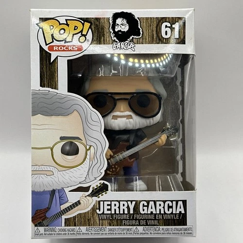 Funko Pop Rocks: Jerry Garcia #61 Vinyl Figure NEW Damaged Box