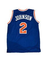 Larry Johnson Signed (1996 Throwback) New York Knicks Jersey BECKETT BAS