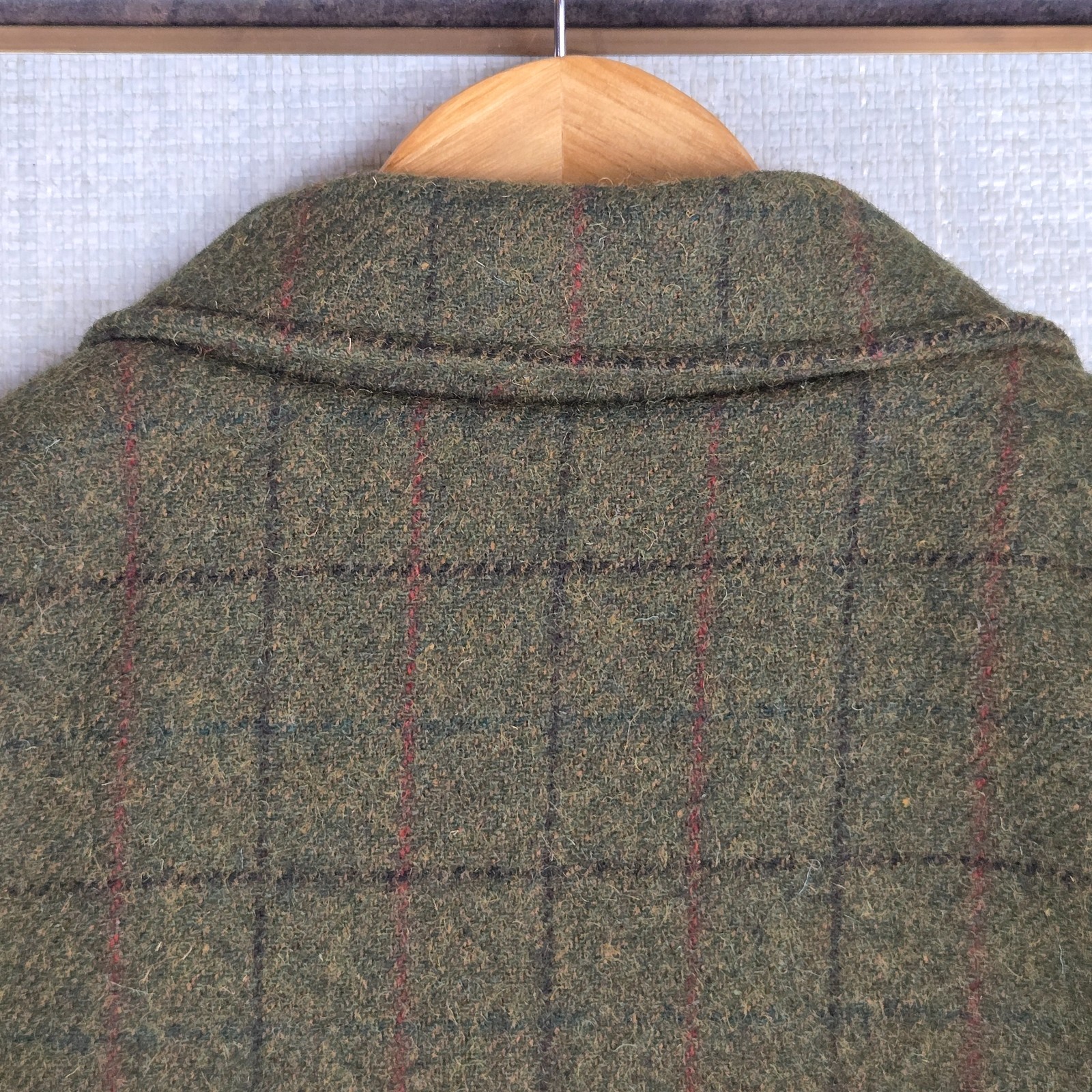 WOOLRICH Size 2XL Mens Heavwight Wool Mackinaw Jacket Coat Insulated Green Check image 6