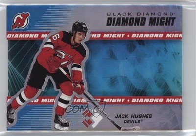 2021-22 Upper Deck Black Diamond Might 89/99 Jack Hughes #DM-HU 17p7