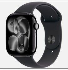 Apple Watch S11 42mm Diamantschwarz Sportband...