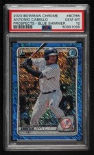 2020 Bowman Chrome Prospects Blue Shimmer Refractor Antonio Cabello PSA 10 1o3