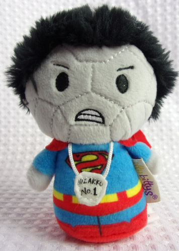 Hallmark Itty Bittys BIZARRO SUPERMAN Super Hero Mini 4" Plush NWOT - Picture 1 of 7