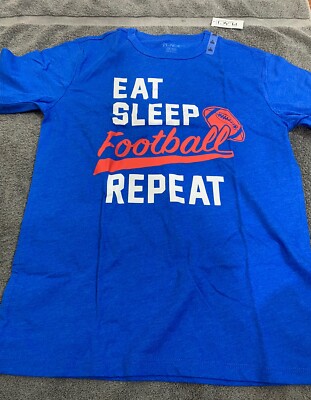 Eat Sleep Repeat Children s Place T Shirt SIZE LARGE 