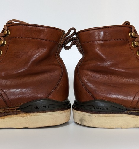 Stivali VISVIM norvegesi in pelle marrone con punta divisa taglia 8 US | 7 UK | 41 EU - Foto 14 di 15