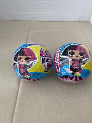 #ad 2NEW LOL Surprise Music Remix Rock Ball Dolls Lil Sisters with 7 Surprises BH $13.50