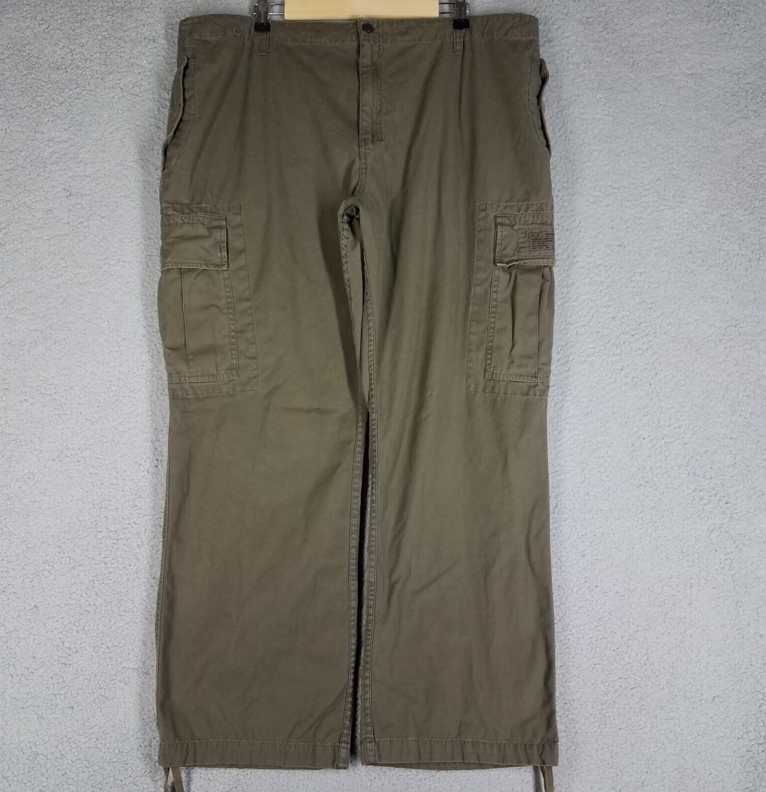 Oakley Cargo Pants Adult 40 X 29 Green Y2K Utility Baggy Streetwear Surplus Mens-image